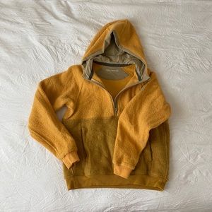 Outdoor voices fleece half zip hoodie